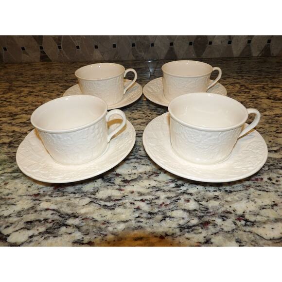Mikasa English Countryside DD900 Tea Cups Saucers Set of 4 - Picture 1 of 12